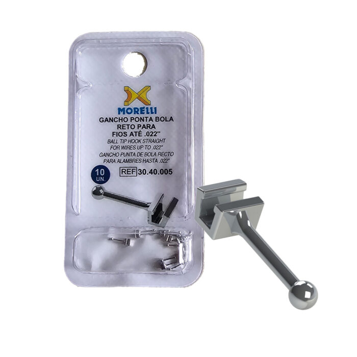 Gancho Punta de Bola Recto MORELLI X10U