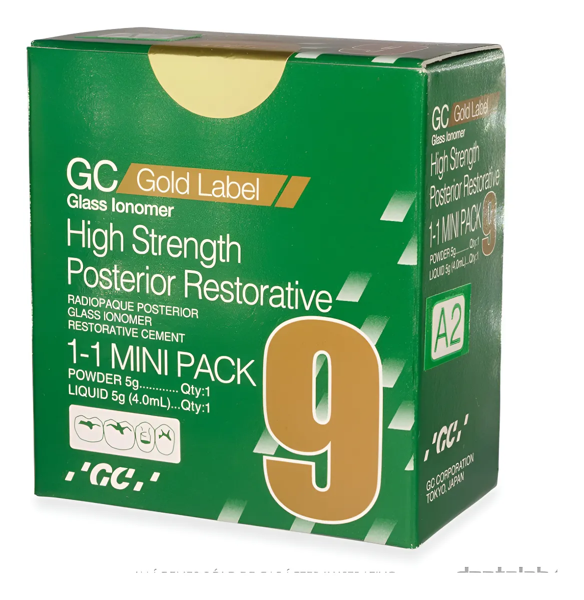Ionómero de Vidrio Gc 9 Gold Label