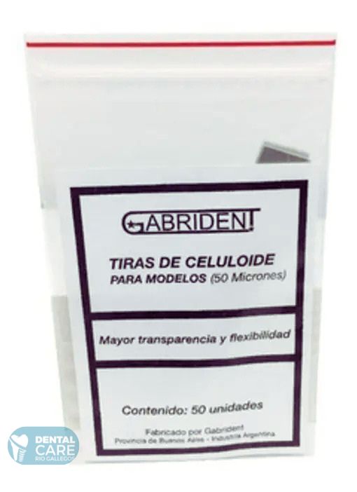 Tiras de Celuloide para modelos x50u GRABIDENT